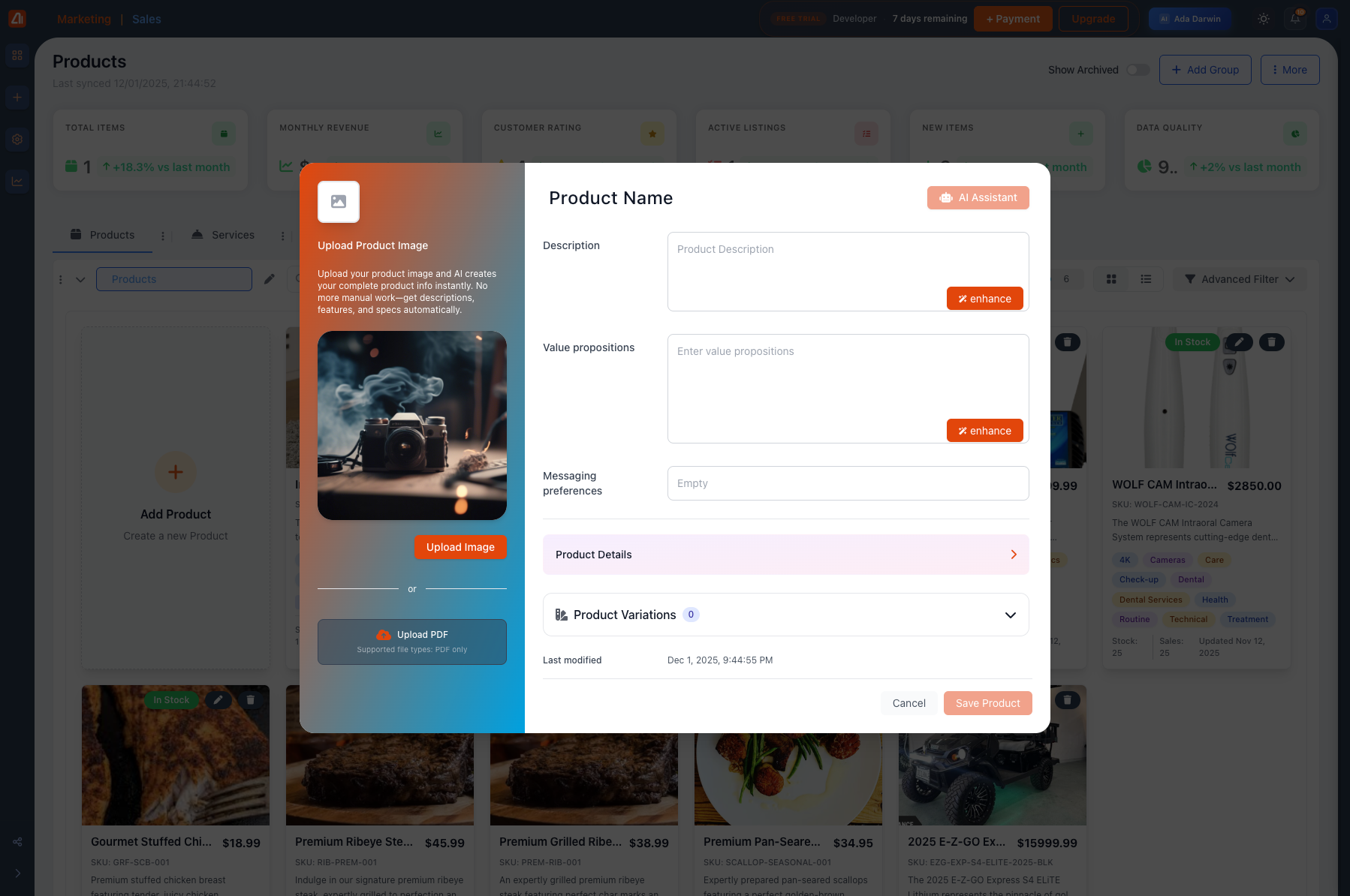 Product Recommendations